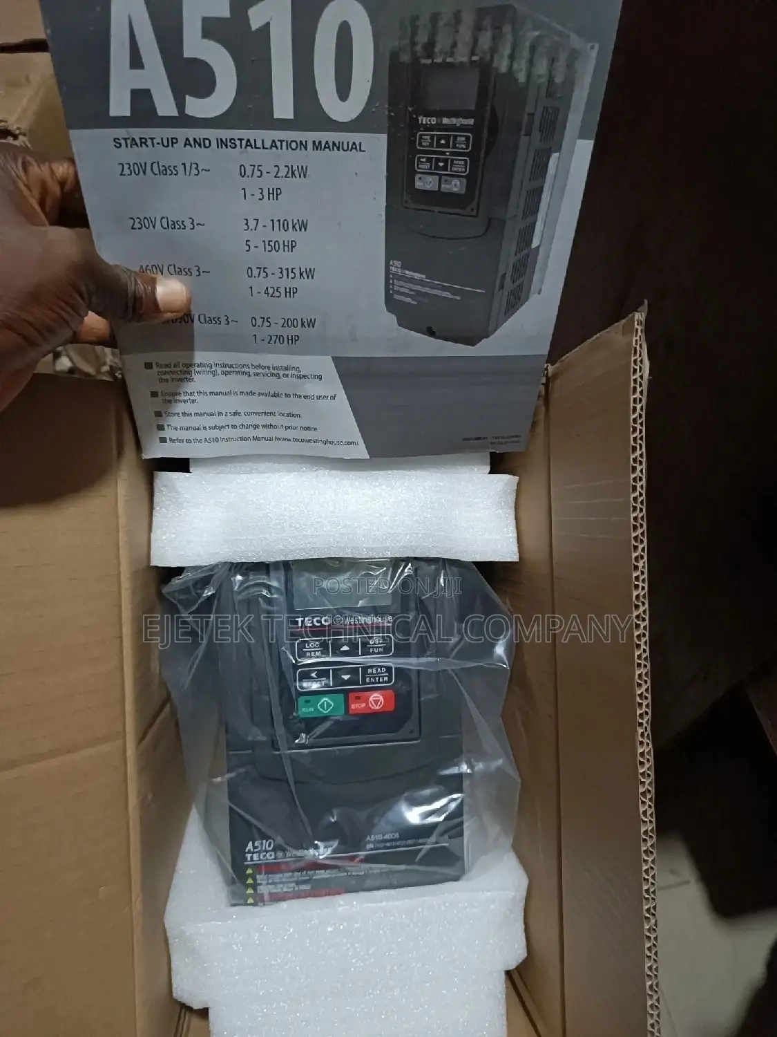 Teco Motor Drive 4kw/5hp