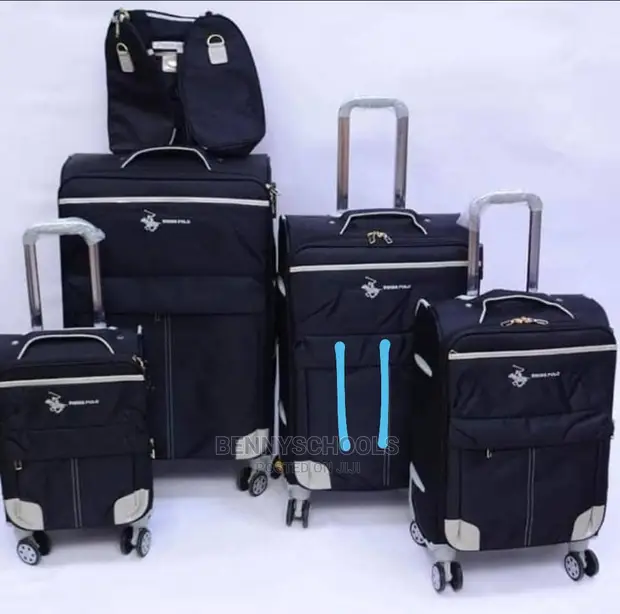 Swiss Polo Luggage Travelling Bags On Jumia Set Of Black Swiss - Main Image