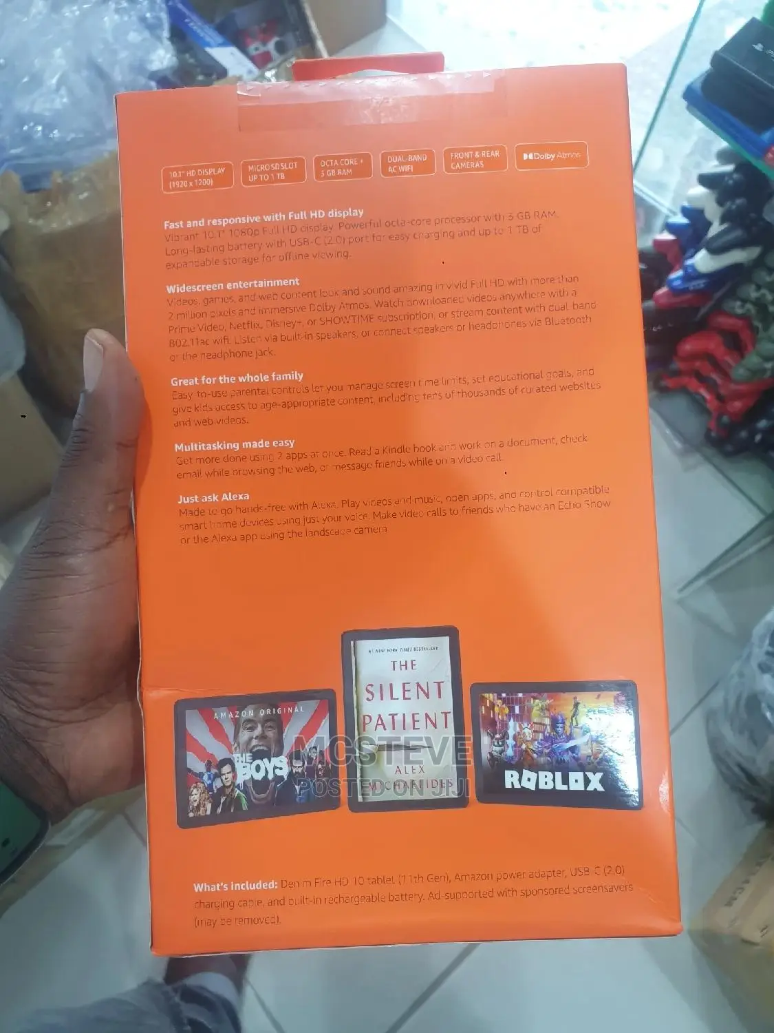 New Amazon Fire HD 10 32 GB Blue
