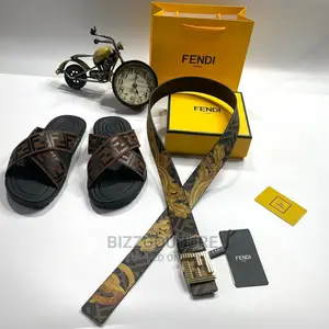 High Quality FENDI Leather Belts Available in Store