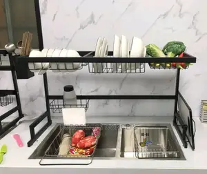 Black Kitchen Plate Rack