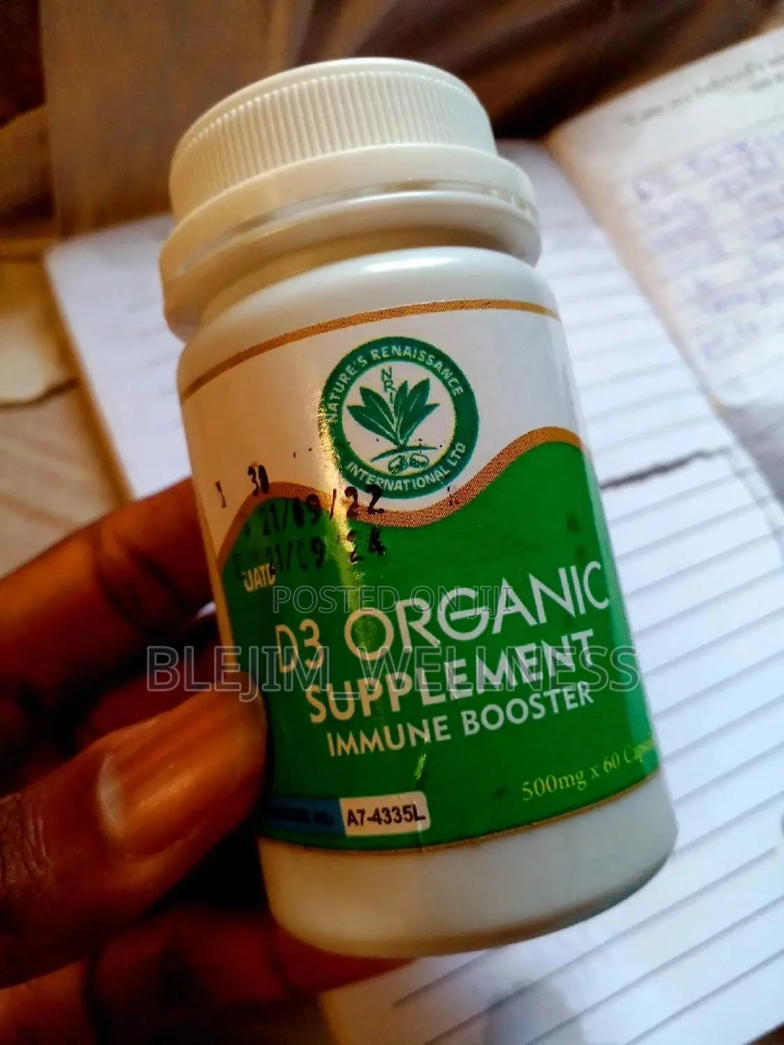 D3 Organic Supplement