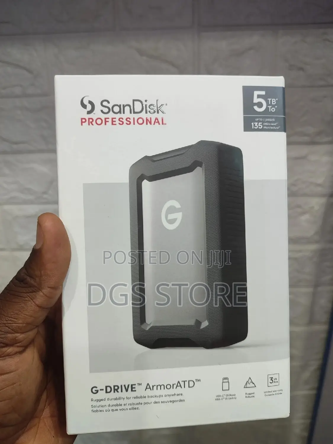 Sandisk Professional G Drive Armoratd External 5tb Harddrive