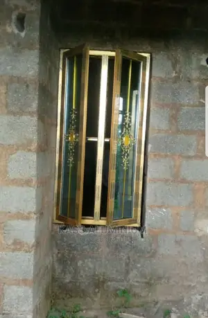 Gold Aluminium Casement Window