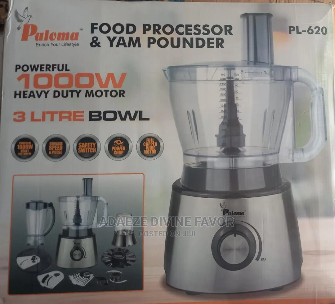 Paloma Food Processor and Yam Pounder 1000W