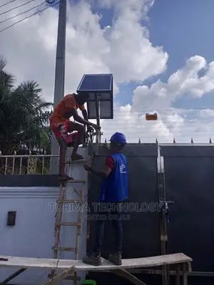 Auto Gate Along Side Solar Panel