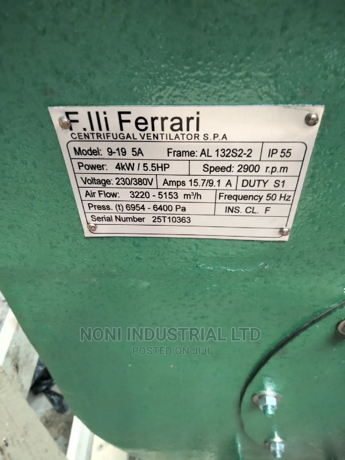 EX ABB Electric Blower