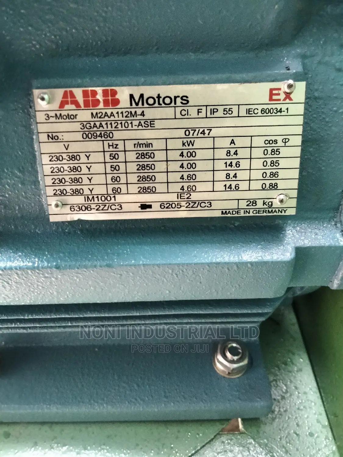 EX ABB Electric Blower