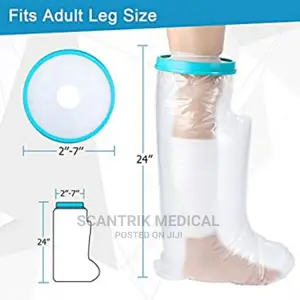 Bandage Cast Leg Protector Adult Shower Bath