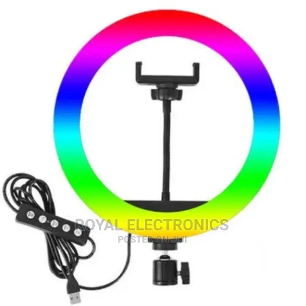 Authentic Ring Light(Rgb 10 Inch) LED Selfie