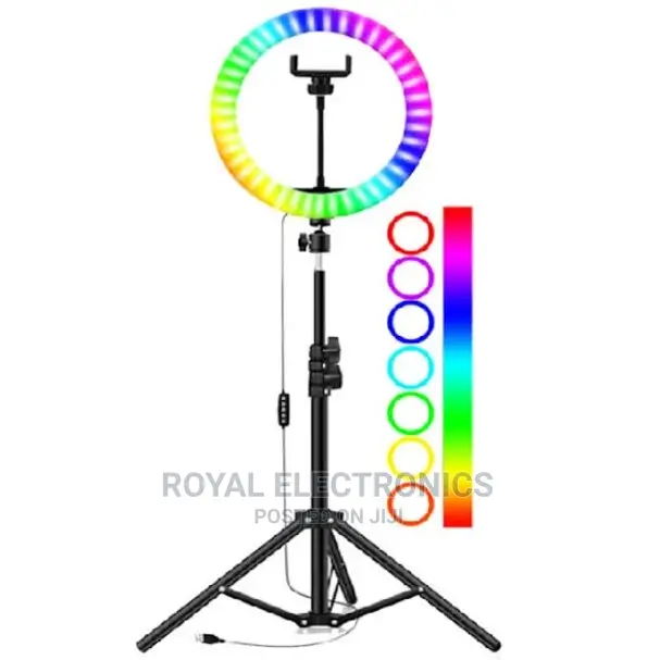 Authentic Ring Light(Rgb 10 Inch) LED Selfie