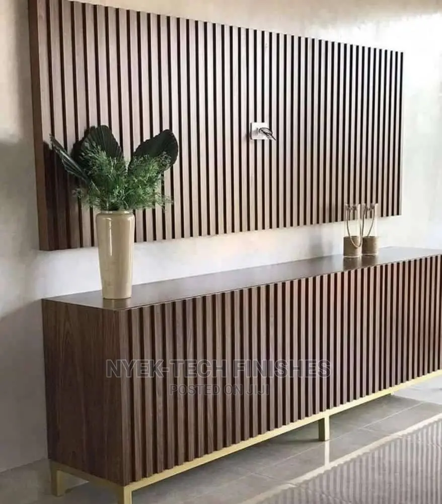 WPC Wall Fluted Panel Wood Plastic Composite Finish Fiber