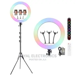 Latest RGB 18-Inches Led Ring Light With Free Tripod Stand