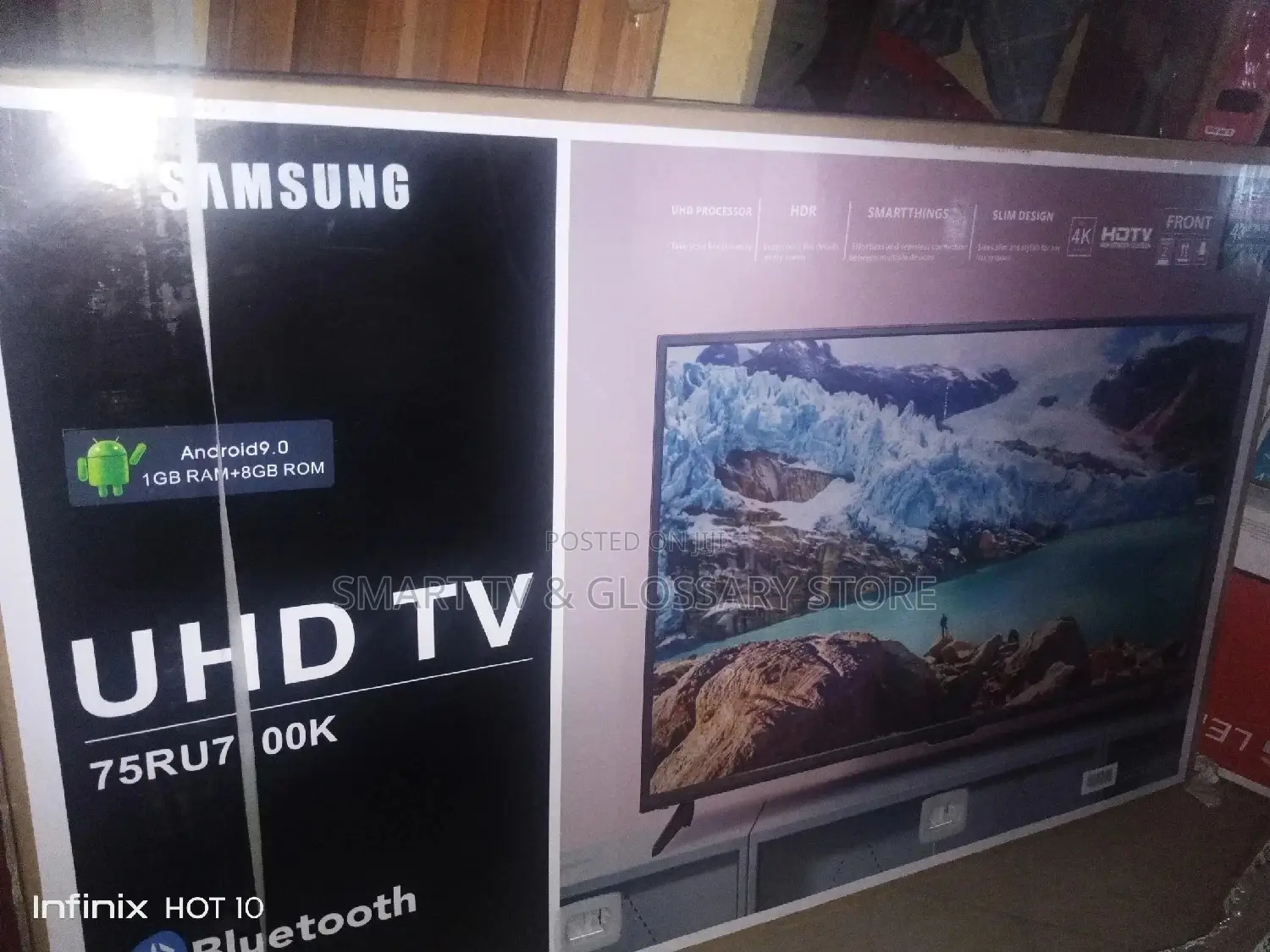 75" Samsung UHD Smart Android Tv