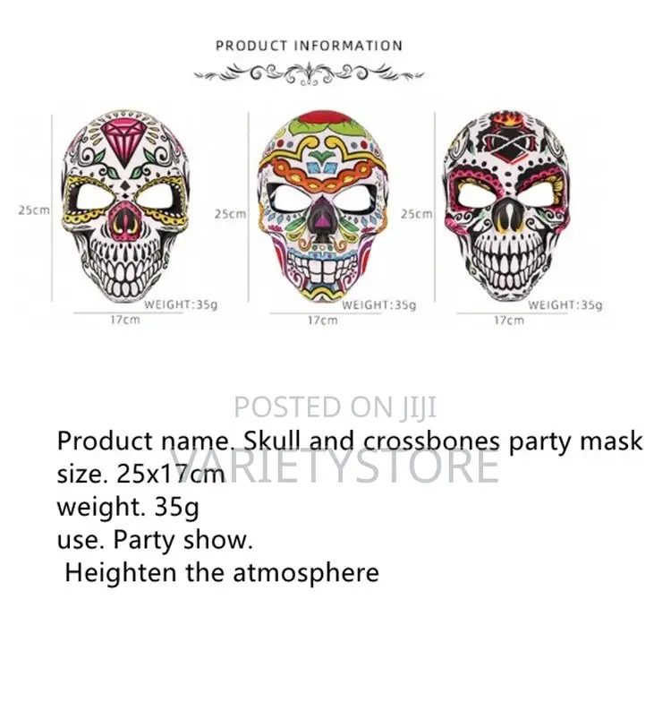 Halloween Ghost Skull Mask