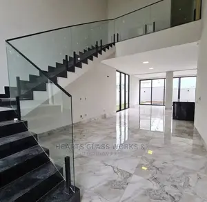 Frameless Glass Railing Stairs.