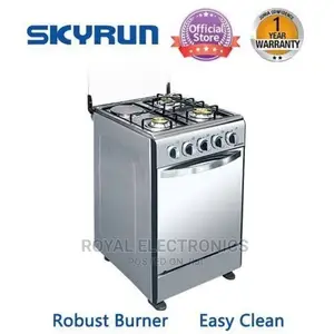Skyrun Gas Cooker(3 Burners+1 Electric Hotplate)