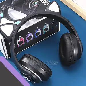 Led Cat Ear Wireless Headphones Blue-Tooth 5.0