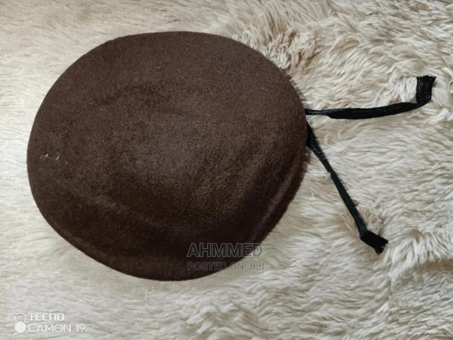 Brown Security Beret Cap