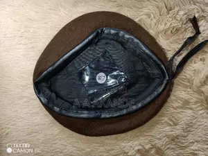 Brown Security Beret Cap