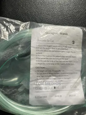 Single Use Oxygen Mask