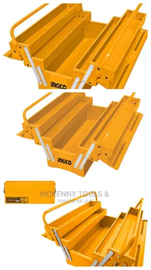 Ingco 3 Layers Tool Box 495x200x295mm Htb02