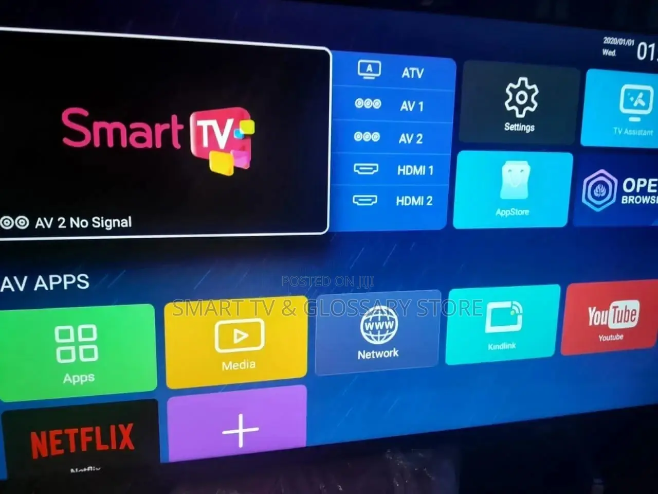 New LG 55 Inches Wall Screen TV