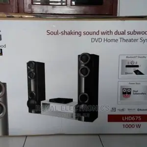 Brand New Lg Aud675 Lhd(1000w) Dvd Home Theatre System