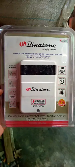 30 Amps Digital Binlatone Voltage Protector Avp-3000