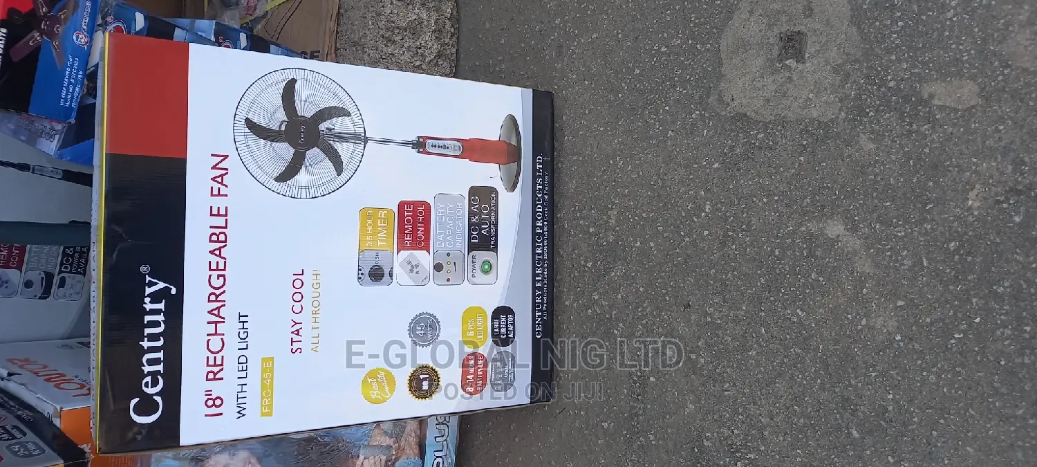 Century Rechargeable Fan