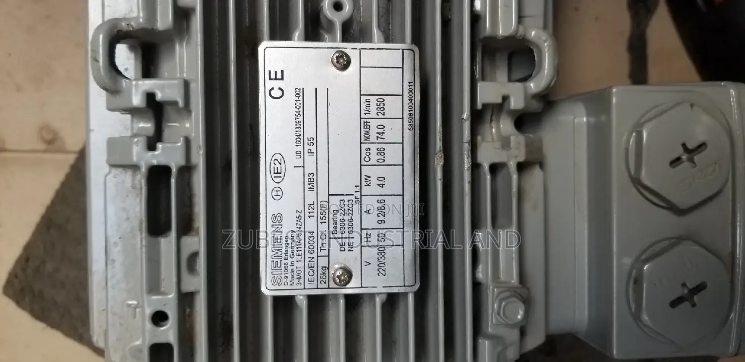 Original Siemens Motor 5hp Flange