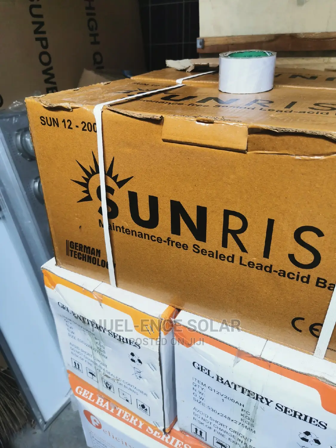 12v 200ah Sunrise Battery
