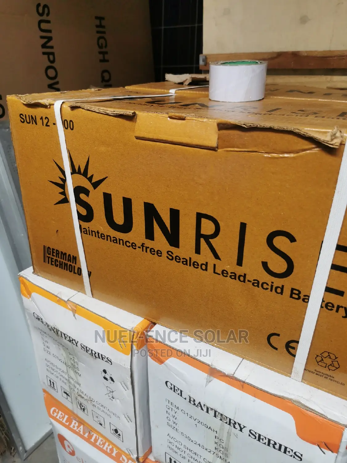 12v 200ah Sunrise Battery