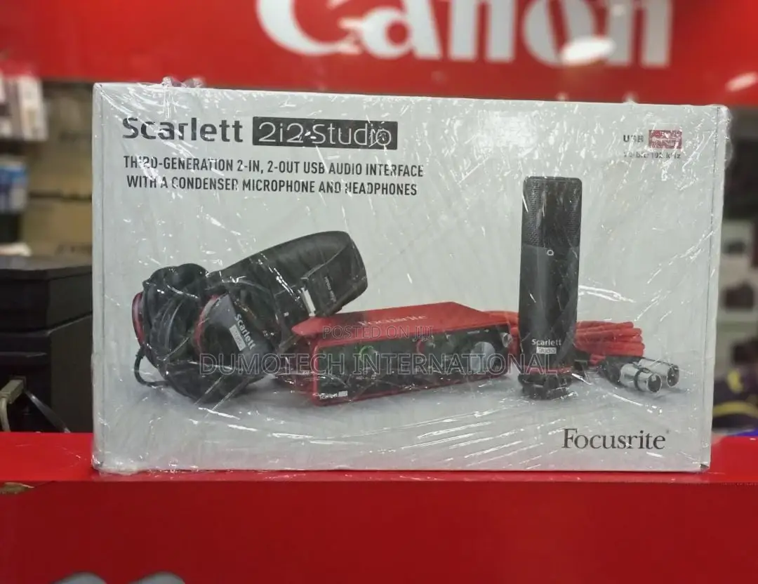 Focusrite Scarlett 2i2 Studio USB Audio Interface (3rd Gen)