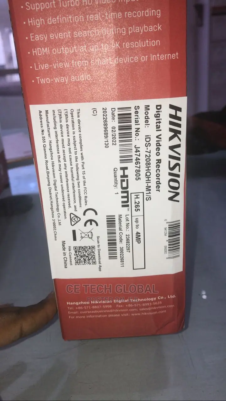 Hikvision 5mp 8 Channel Dvr