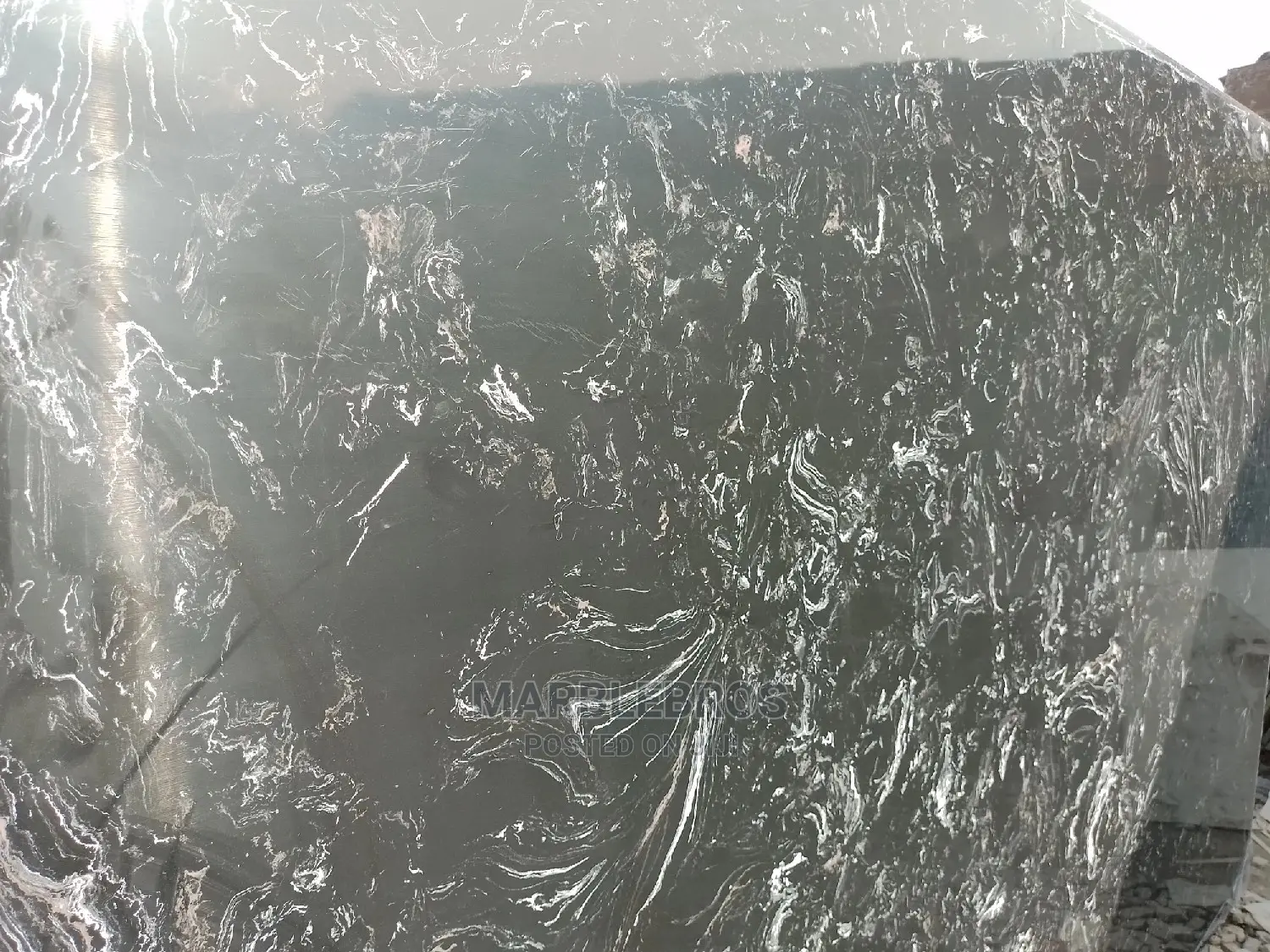 Black Wave Marble Stone