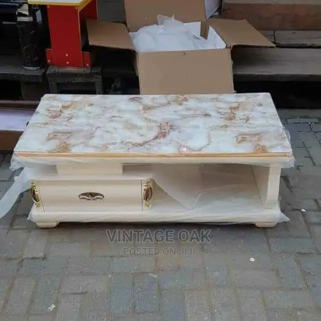 Exclusive Coffee Table With Storage Cabinets.