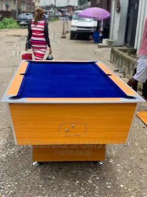 7ft Brand New Blue Colour Local Snooker With Accessories