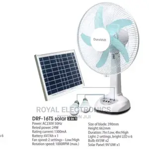 Duravolt Rechargeable Table Fan- Pure Coil