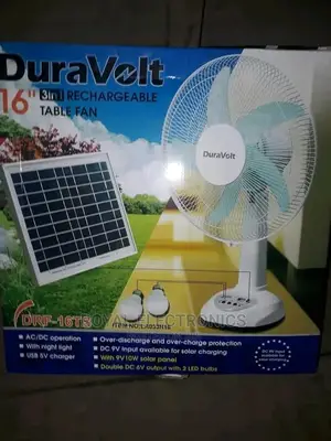 Authentic New Duravolt(16 Inches) Rechargeable Table