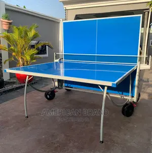 American Fitness Aluminum Outdoor Tennis Board With Big Tire
