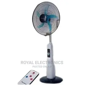 Very New Duravolt 18" Rechargeable Fan With Remote Control