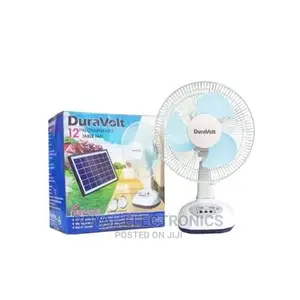 Standard Duravolt 12” Rechargeable Table Fan- Pure Coil