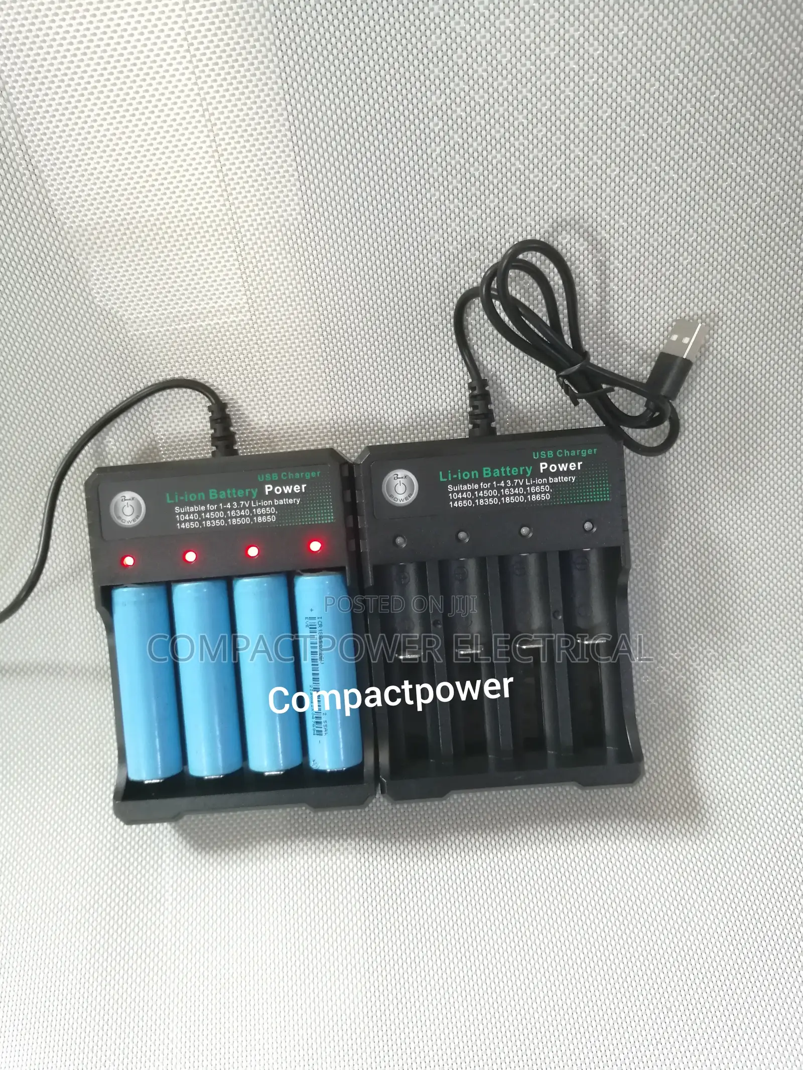 18650 4ways USB Lithium Smart Charger