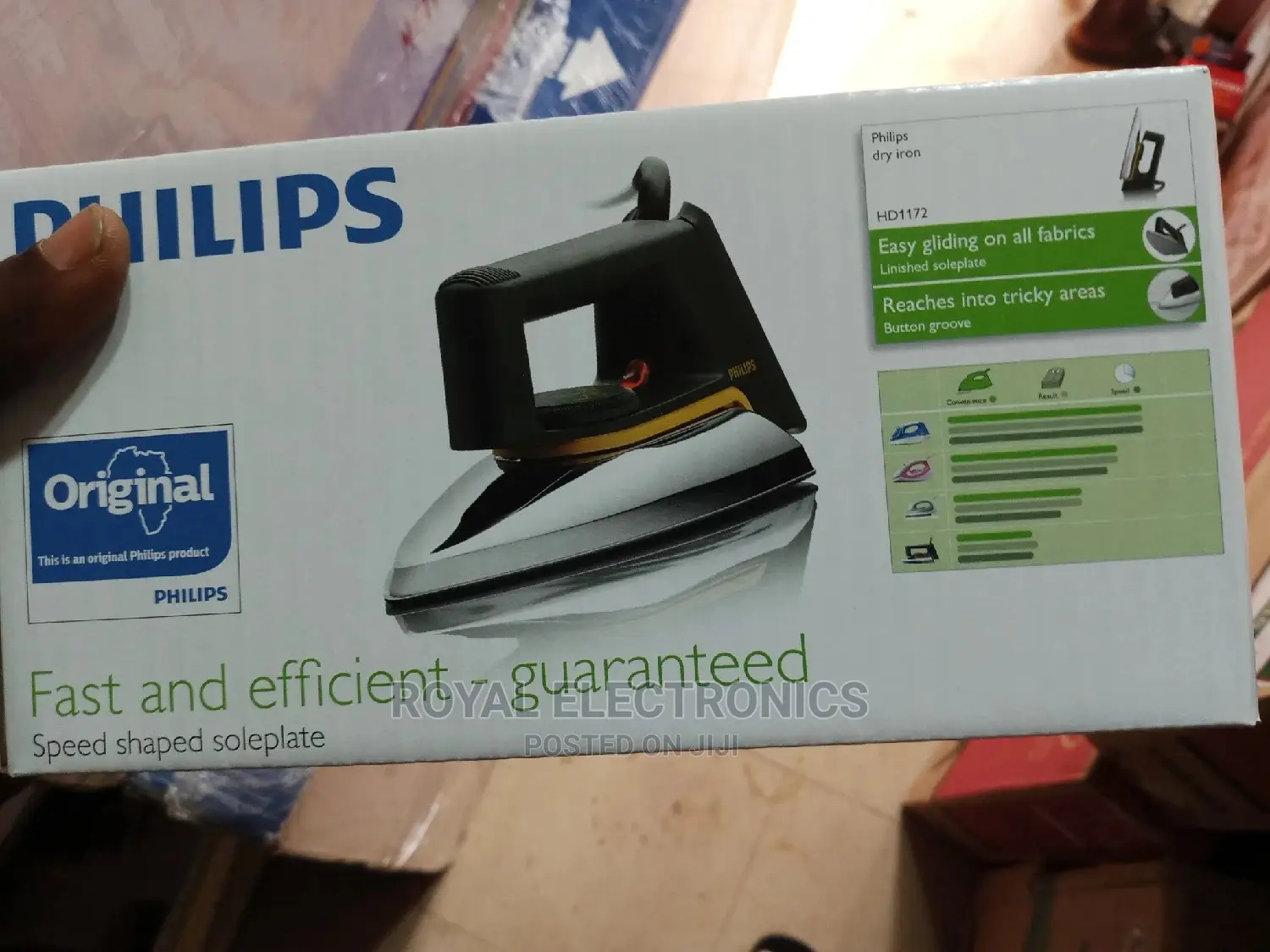 Authentic Philips Dry Iron - (HD1172)
