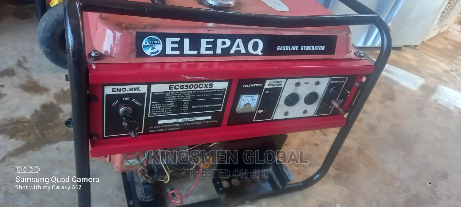 Original Elepaq Constant 5.5kva Generator With AVR