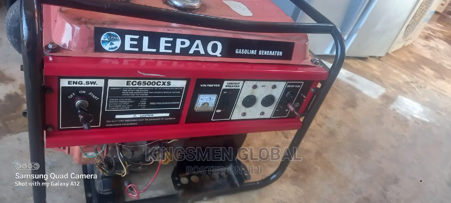 Original Elepaq Constant 5.5kva Generator With AVR