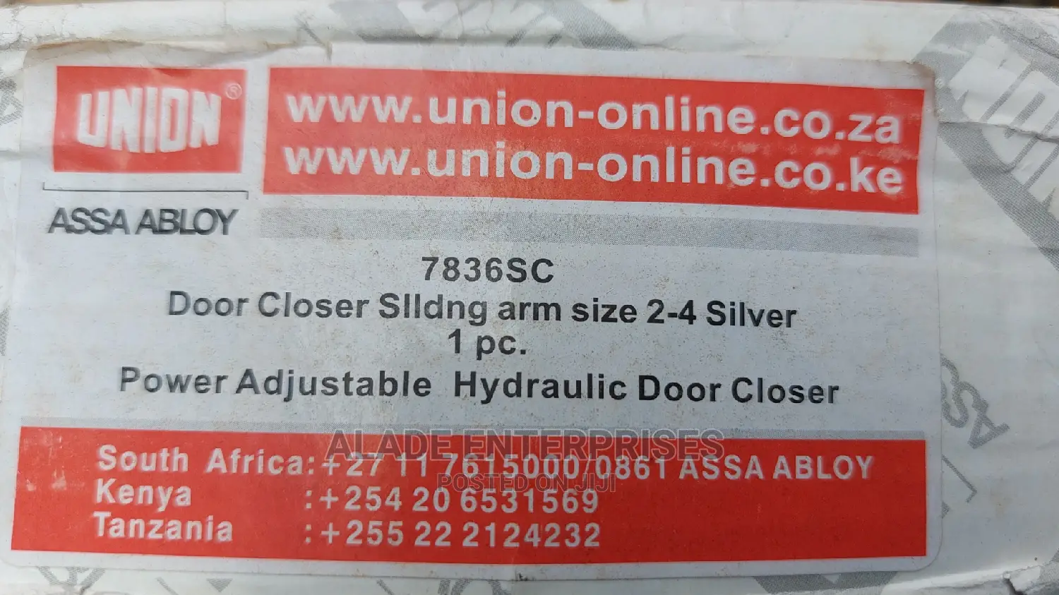 Union Door Closer Jp86
