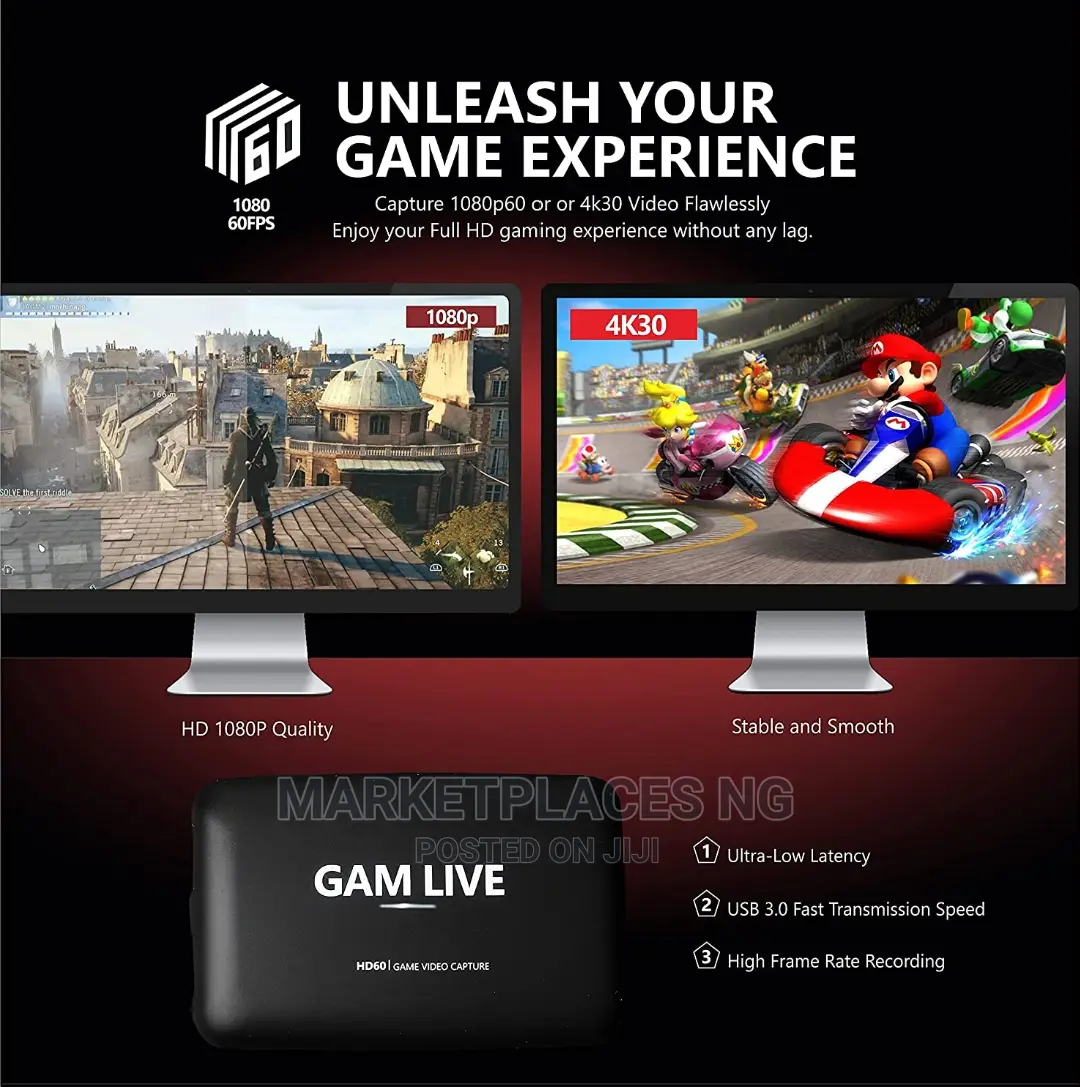 Capture Card, GAM Live, USB 3.0 Game Video Capture Card