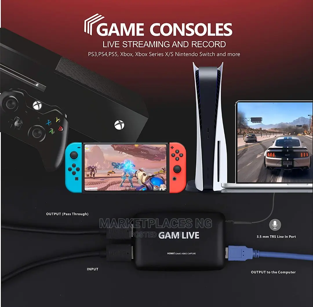 Capture Card, GAM Live, USB 3.0 Game Video Capture Card